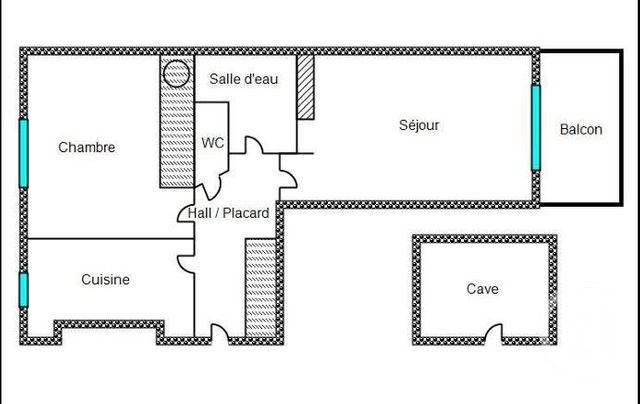 Appartement T2 à vendre - 2 pièces - 49,76 m2 - Frejus - 83 - PROVENCE-ALPES-COTE-D-AZUR
