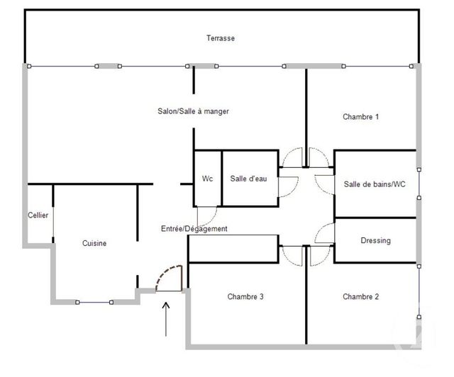 Appartement T5 &agrave; vendre - 5 pi&egrave;ces - 110,09 m2 - Frejus - 83 - PROVENCE-ALPES-COTE-D-AZUR